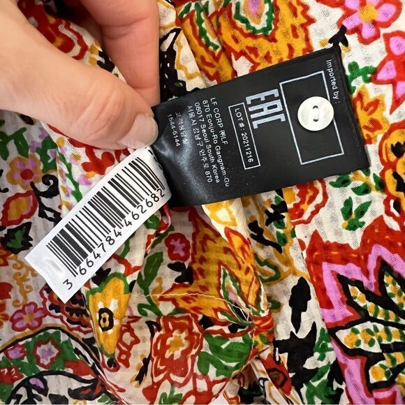 Ba&sh Bianca Blouse In Vert Small NEW - Picture 9 of 13